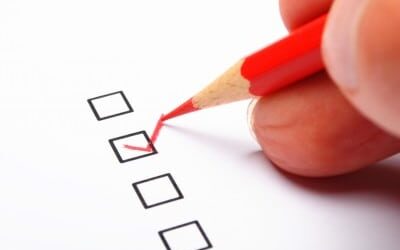 Reap the Rewards of a Checklist: Two Easy Steps